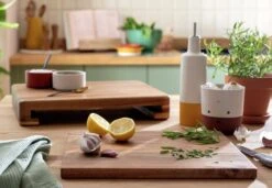 Habitat Global Sliding Wooden Chopping Board 9 Habitat Global Sliding Wooden Chopping Board -Home Furnishings Store 9579628 R Z001C