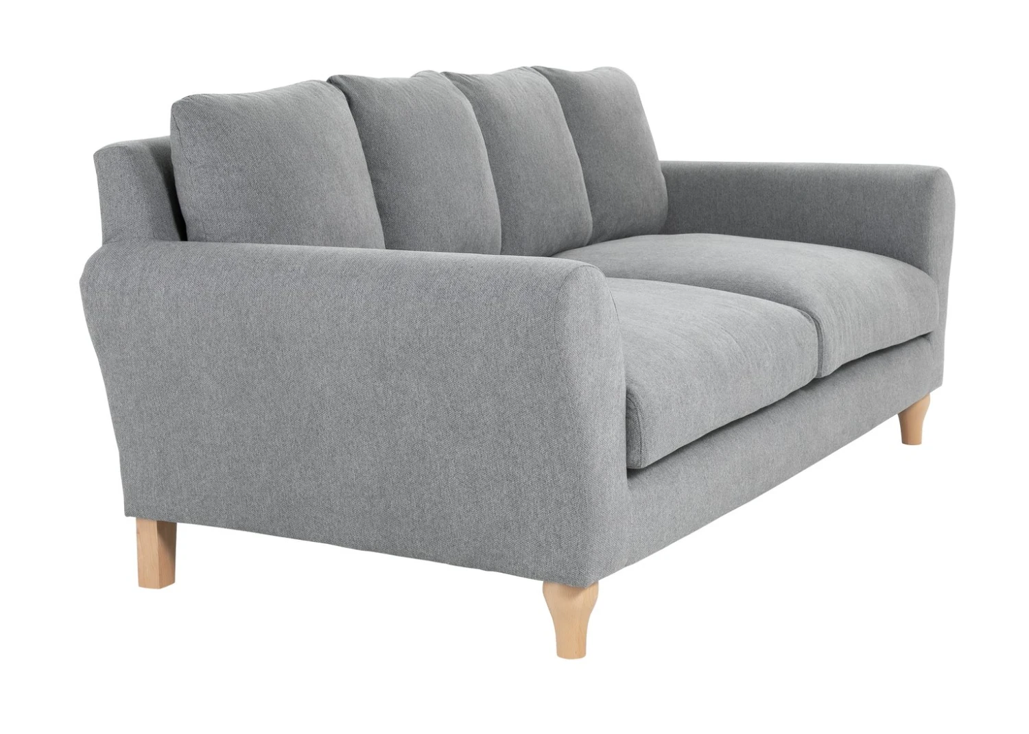 Habitat Carrie Fabric 3 Seater Sofa - Graphite 9 Habitat Carrie Fabric 3 Seater Sofa - Graphite - Image 7