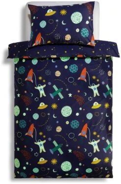 Habitat Kids Glow In The Dark Space Bedding Set - Toddler -Home Furnishings Store 9581001 R Z002A