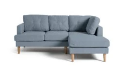 Habitat Joshua Fabric Right Hand Corner Chaise Sofa - Blue -Home Furnishings Store 9581812 R Z003A