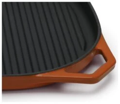 Habitat Large Cast Iron Grill Pan - Orange 9 Habitat Large Cast Iron Grill Pan - Orange -Home Furnishings Store 9582158 R Z003A