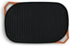 Habitat Large Cast Iron Grill Pan - Orange 11 Habitat Large Cast Iron Grill Pan - Orange -Home Furnishings Store 9582158 R Z005A