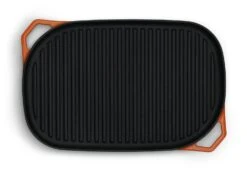 Habitat Large Cast Iron Grill Pan - Orange 12 Habitat Large Cast Iron Grill Pan - Orange -Home Furnishings Store 9582158 R Z006A
