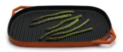 Habitat Large Cast Iron Grill Pan - Orange 13 Habitat Large Cast Iron Grill Pan - Orange -Home Furnishings Store 9582158 R Z007A