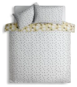Habitat Scandi Floral Yellow & White Bedding Set - Single -Home Furnishings Store 9584455 R Z004A