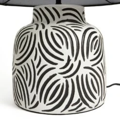Habitat Lynx Brush Stroke Ceramic Table Lamp - Black & White 13 Habitat Lynx Brush Stroke Ceramic Table Lamp - Black & White -Home Furnishings Store 9585289 R Z003A