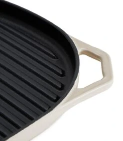 Habitat Large Cast Iron Grill Pan - Cream 9 Habitat Large Cast Iron Grill Pan - Cream -Home Furnishings Store 9596120 R Z003A