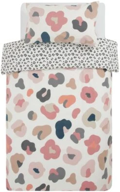 Habitat Animal Print White Kids Bedding Set - Single -Home Furnishings Store 9600054 R Z002A