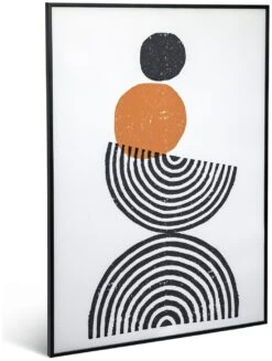 Habitat Abstract Print Framed Wall Art - 50x70cm -Home Furnishings Store 9601008 R Z002A