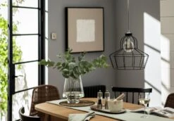 Habitat Indus Large Country Wire Shade - Black -Home Furnishings Store 9602928 R Z002C