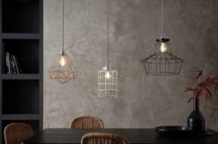 Habitat Indus Large Country Wire Shade - Black -Home Furnishings Store 9602928 R Z004C