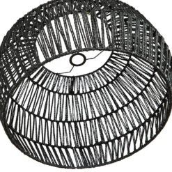 Habitat Neda Rope 55cm Shade - Black -Home Furnishings Store 9604359 R Z003A