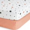 Habitat Kids Cotton Geo Shapes Pack Of 2 Fitted Sheet - Cot -Home Furnishings Store 9605877 R Z007A