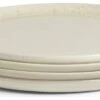 Habitat Evora 4 Piece Stoneware Side Plates - Natural -Home Furnishings Store 9607370 R Z001A
