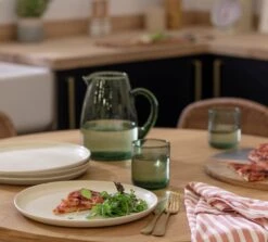 Habitat Evora 4 Piece Stoneware Side Plates - Natural -Home Furnishings Store 9607370 R Z001C