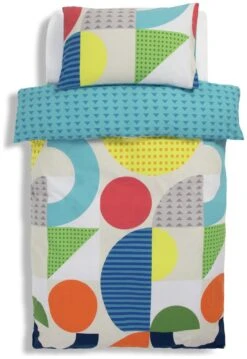 Habitat Kids Geo Shapes Twin Pack Bedding Set - Double -Home Furnishings Store 9610790 R Z004A