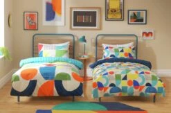 Habitat Kids Geo Shapes Twin Pack Bedding Set - Double -Home Furnishings Store 9610790 R Z007A