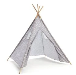 Habitat Kids Grey Stars Teepee Tent -Home Furnishings Store 9611005 R Z001A