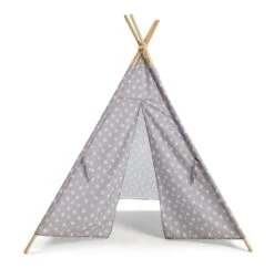 Habitat Kids Grey Stars Teepee Tent -Home Furnishings Store 9611005 R Z002A