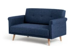 Habitat Evie Fabric 2 Seater Sofa In A Box - Navy Blue -Home Furnishings Store 9612437 R Z007A
