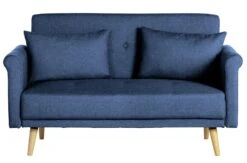 Habitat Evie Fabric 2 Seater Sofa In A Box - Navy Blue -Home Furnishings Store 9612437 R Z015A