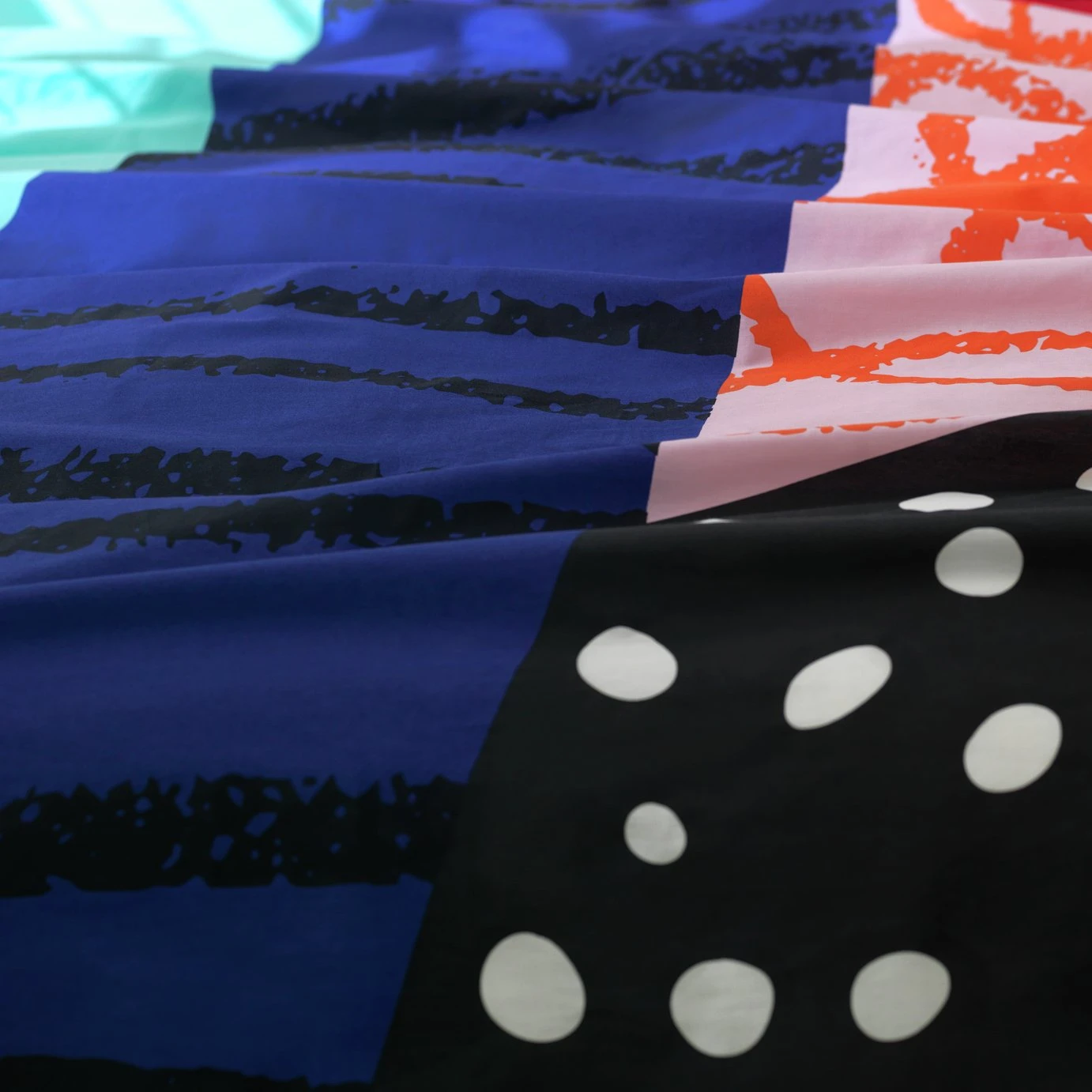 Habitat Panel Print Multicolour Bedding Set - Single 8 Habitat Panel Print Multicolour Bedding Set - Single - Image 6