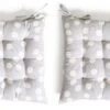 Habitat Spot Pack Of 2 Seat Cushion - Grey And White -Home Furnishings Store 9616787 R Z001A