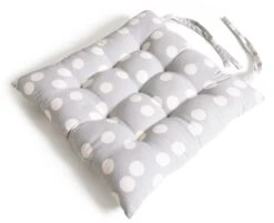 Habitat Spot Pack Of 2 Seat Cushion - Grey And White -Home Furnishings Store 9616787 R Z002A