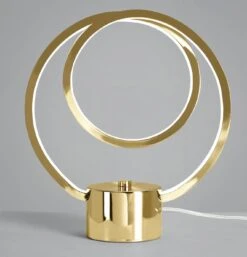 Habitat Pill Metal LED Table Lamp - Brushed Brass -Home Furnishings Store 9618761 R Z002C