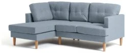 Habitat Joshua Left Hand Corner Chaise Sofa - Blue -Home Furnishings Store 9621844 R Z002A