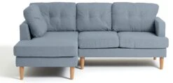 Habitat Joshua Left Hand Corner Chaise Sofa - Blue -Home Furnishings Store 9621844 R Z003A