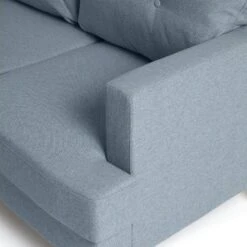 Habitat Joshua Left Hand Corner Chaise Sofa - Blue -Home Furnishings Store 9621844 R Z005A