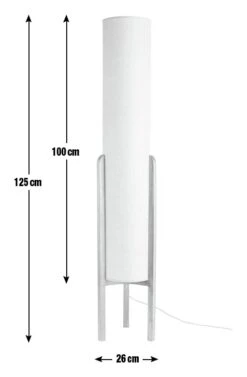 Habitat Arbaa Woven Column Floor Lamp - Natural -Home Furnishings Store 9622939 R E001