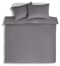 Habitat Cotton Waffle Plain Charcoal Bedding Set - Single 10 Habitat Cotton Waffle Plain Charcoal Bedding Set - Single -Home Furnishings Store 9625211 R Z002A