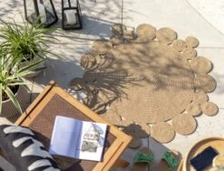 Habitat Circular Natural Outdoor Rug -Home Furnishings Store 9626612 R Z002A