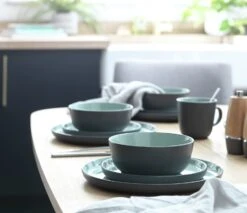 Habitat Two Tone 16 Piece Stoneware Dinner Set -Home Furnishings Store 9626997 R Z001C