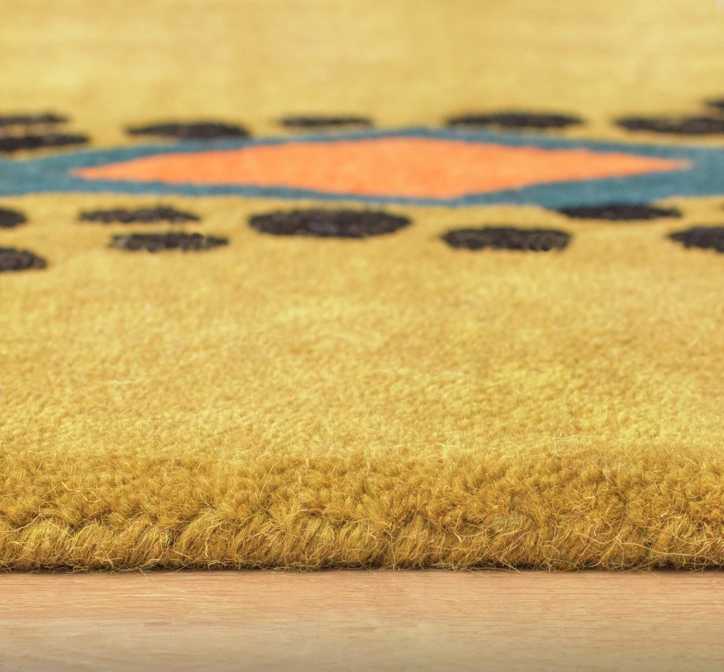 Habitat Kids Dragon Shaped Rug - Mustard - 100x150cm 6 Habitat Kids Dragon Shaped Rug - Mustard - 100x150cm - Image 4