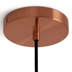 Habitat Coleman Metal Pendant Light - Copper -Home Furnishings Store 9628081 R Z003A