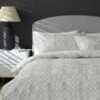 Habitat Cotton 200TC Geo Silver & Cream Bedding Set - Single -Home Furnishings Store 9629152 R Z001A