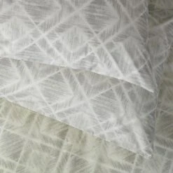Habitat Cotton 200TC Geo Silver & Cream Bedding Set - Single -Home Furnishings Store 9629152 R Z003A