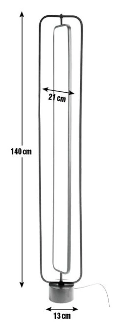 Habitat Sio LED Floor Lamp - Black -Home Furnishings Store 9629585 R E001