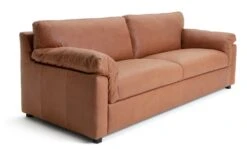 Habitat Florence Leather 4 Seater Sofa - Tan -Home Furnishings Store 9629808 R Z004A