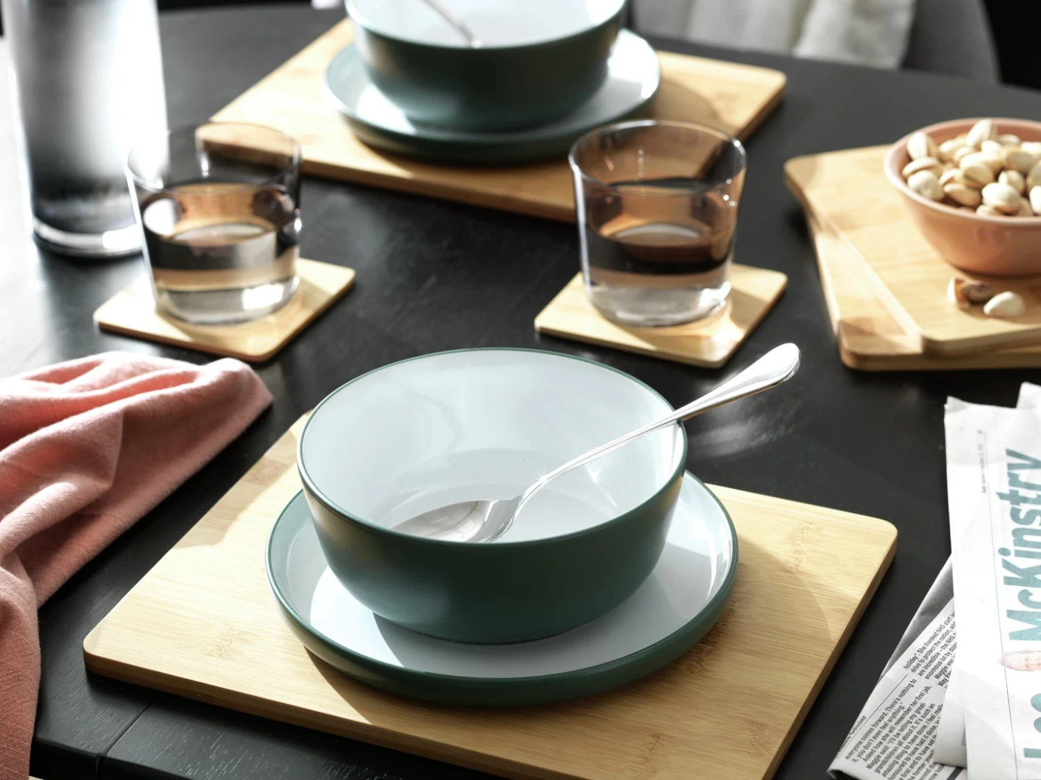 Habitat Set Of 4 Bamboo Placemats 4 Habitat Set Of 4 Bamboo Placemats - Image 2