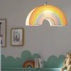 Habitat Kids Rainbow Paper Shade - Multicoloured 2 Habitat Kids Rainbow Paper Shade - Multicoloured -Home Furnishings Store 9641697 R Z001A