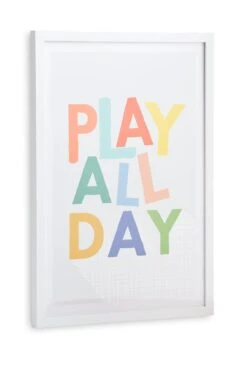 Habitat Kids Play Slogan Framed Wall Art - 31x43cm -Home Furnishings Store 9650781 R Z002A