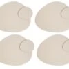 Habitat Set Of 4 Faux Leather Pebble Placemats And Coasters -Home Furnishings Store 9652923 R Z001A