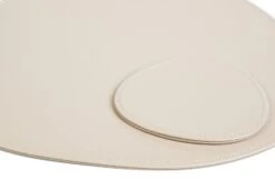Habitat Set Of 4 Faux Leather Pebble Placemats And Coasters -Home Furnishings Store 9652923 R Z004A