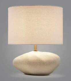Habitat Ima Pebble Table Lamp - White -Home Furnishings Store 9669954 R Z002C